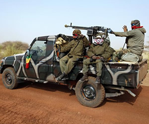 Mali'deki Cihadçı Grupların Haritası